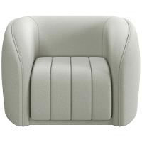 Kit Sofá 4 Lugares Para Sala 292cm Com 02 Poltronas Lazio M03 Veludo Creme - Lyam Decor - 6