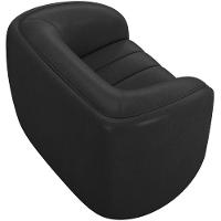 Kit Sofá 4 Lugares Para Sala 252cm Com 02 Poltronas Lazio M03 Corano Preto - Lyam Decor - 6