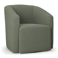 Poltrona Sala De Estar Base Giratória Kit 2 Poltronas Stella Max Bouclê Menta D03