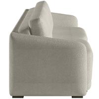 Sofá Cama Para Sala De Estar 2 Lugares 176cm Montserrat K01 Bouclê Bege - Lyam Decor - 5