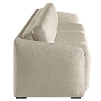 Sofá Cama Para Sala De Estar 3 Lugares 306cm Montserrat K01 Linho Bege - Lyam Decor - 5