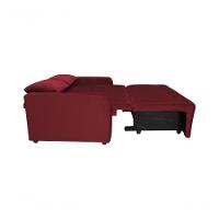 Sofá Cama Para Sala De Estar Amora New Veludo Matrix - Vinh Vinho