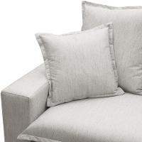 Sofá 3 Lugares Para Sala De Estar Living 220cm Arbane L06 Linho Mescla - Lyam Decor - 2