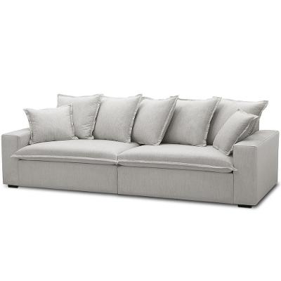 Sofá 2 Lugares Para Sala De Estar Living 200cm Arbane L06 Linho Mescla - Lyam Decor