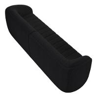 Sofá 4 Lugares Para Sala 292cm Lazio M03 Bouclê Preto - Lyam Decor - 2