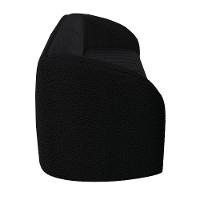 Sofá 4 Lugares Para Sala 292cm Lazio M03 Bouclê Preto - Lyam Decor - 3