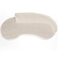 Sofá 3 Lugares Curvo Sala De Estar Living Firenze Direito D02 Veludo Bege 210 Cm C-309 - Lyam - 3