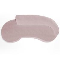 Sofá 3 Lugares Curvo Sala De Estar Living Firenze Direito D02 Veludo Rosê 230 Cm C-305 - Lyam - 3