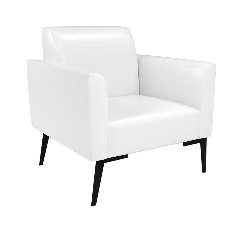 Sofá Namoradeira Com Poltrona Pés Villach Marisa Corano Branco D03 - D'rossi - 5