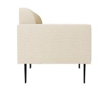 Sofá Namoradeira Pés Villach Marisa Linho Bege A19 D03 - D'rossi