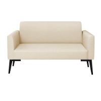 Sofá Namoradeira Pés Villach Marisa Linho Bege A19 D03 - D'rossi - 5