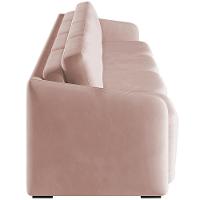 Sofá Cama Para Sala De Estar 4 Lugares 396cm Montserrat K01 Veludo Rosê - Lyam Decor - 2