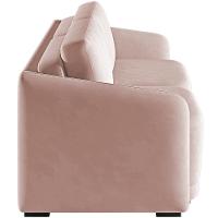 Sofá Cama Para Sala De Estar 3 Lugares 236cm Montserrat K01 Veludo Rosê - Lyam Decor - 2