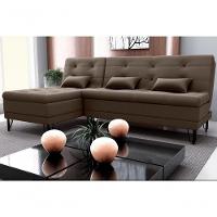 Sofá Cama Com Chaise 3 Lugares 2,00 Mts Nice Matrix Marrom - 5