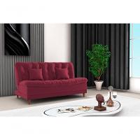 Sofá Cama 3 Lugares 1,85 Mts Duda Matrix Vinho - 4