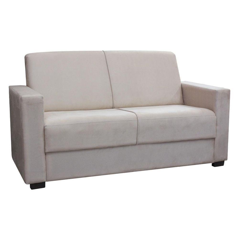 Sofá 3 Lugares Concfortável 1,60m Livia Bellamado Cor:bege - 5