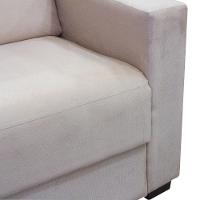 Sofá 3 Lugares Concfortável 1,60m Livia Bellamado Cor:bege - 3