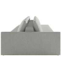 Sofá Ilha Modular Para Sala 342cm Com Puff Dublin K01 Linho Cinza - Lyam Decor - 2