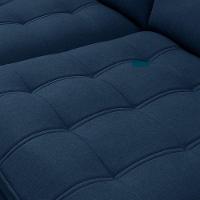 Sofá Retrátil Reclinável 3 Lugares 250cm Damy F05 Veludo Azul - 2