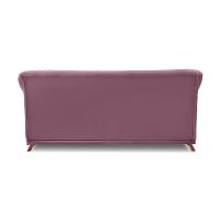 Sofá 2 Lugares Pé De Madeira Julieta 180 Cm Veludo S04 - D'rossi Cor Uva - 2