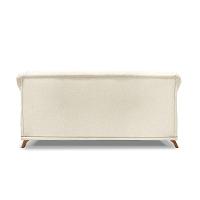 Sofá 2 Lugares Pé De Madeira Julieta 160 Cm Linho Natural S04 - D'rossi - 2