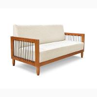 Sofá 2 Lugares Base De Madeira Mariana 160 Cm Linho S04 - D'rossi Cor Perola - 1