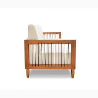 Sofá 2 Lugares Base De Madeira Mariana 160 Cm Linho S04 - D'rossi Cor Perola - 2