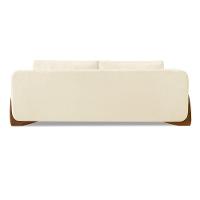 Sofá 2 Lugares Base De Madeira Clarissa 160 Cm Linho Pérola S04 - D'rossi - 2