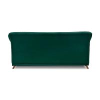 Sofá 2 Lugares Pé De Madeira Julieta 180 Cm Veludo Verde S04 - D'rossi - 2