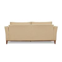 Sofá 2 Lugares Base De Madeira Grace 190 Cm Linho S04 - D'rossi Cor Dourado - 2