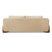 Sofá 2 Lugares Base De Madeira Clarissa 160 Cm Linho Dourado S04 - D'rossi