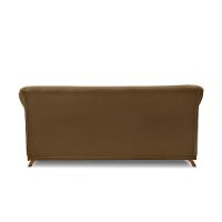 Sofá 3 Lugares Pé De Madeira Julieta 200 Cm Suede S04 - D'rossi Cor Caramelo - 2