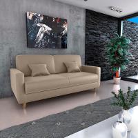 Sofá Cama Emília 2 Lugares 190cm Veludo Turkey Capuccino Matrix - 4