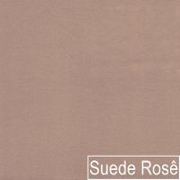 Kit Divã Luna 185cm Lado Esquerdo E 01 Poltrona Base De Ferro Dourado Suede Rosê