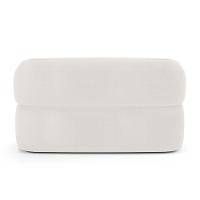 Sofá Orgânico 02 Lugares Living Glee 140cm Bouclê Off White - Desk Design - 6