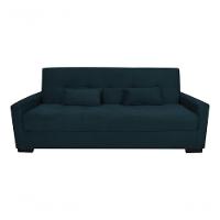 Sofá Cama Lavínia 3 Lugares Suede Petroléo Matrix - 1