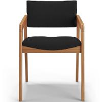 Kit 06 Cadeiras Para Sala De Jantar Estar Living Giorgia B04 Bouclê Preto