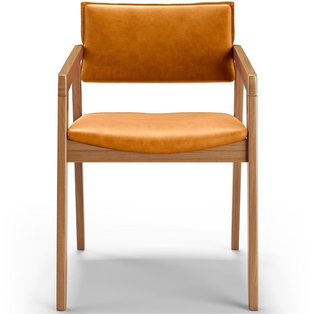 Kit 05 Cadeiras Para Sala De Jantar Estar Living Giorgia B04 Couríssimo Whisky - 3