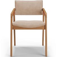 Kit 06 Cadeiras Para Sala De Jantar Estar Living Giorgia B04 Suede Bege