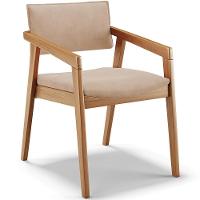 Kit 06 Cadeiras Para Sala De Jantar Estar Living Giorgia B04 Suede Bege - 7