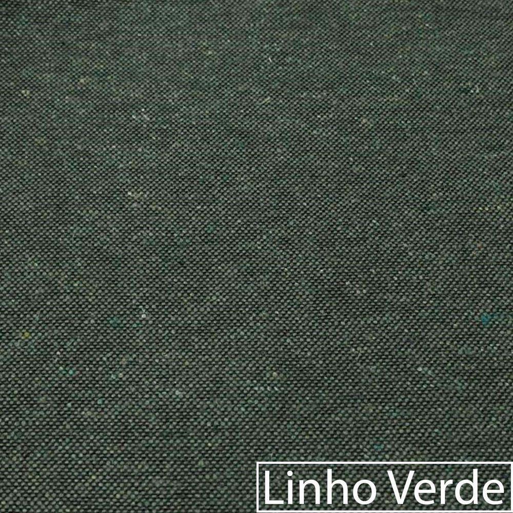 Divã Recamier Curvo Luna 160cm Lado Esquerdo Linho - Adj Decor Cor Verde - 4