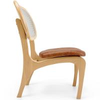 Kit 4 Cadeiras Para Sala De Jantar Estofada E Tela Mariah L02 Couríssimo Camel - 2