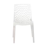 Kit 2 Cadeiras Gruvyer Estrutura Em Polipropileno Fratini Branco - 5