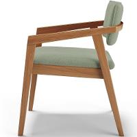 Kit 03 Cadeiras Para Sala De Jantar Estar Living Giorgia B04 Bouclê Oliva - 3