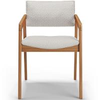 Kit 03 Cadeiras Para Sala De Jantar Estar Living Giorgia B04 Bouclê Cru - 8