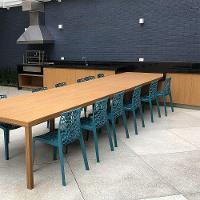 Kit 2 Cadeiras Gruvyer Estrutura Em Polipropileno Fratini Azul Petroleo - 3