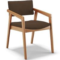 Kit 05 Cadeiras Para Sala De Jantar Estar Living Giorgia B04 Suede Marrom - 6