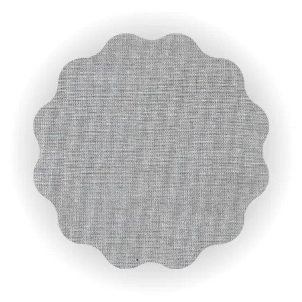 Cadeira De Jantar Lavínia Giratória Revestida Em Tecido Linho Bege E Courino Castanho - 4