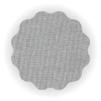 Cadeira De Jantar Lavínia Giratória Revestida Em Tecido Linho Bege E Courino Castanho