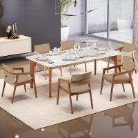 Kit 05 Cadeiras Para Sala De Jantar Estar Living Giorgia B04 Linho Bege Escuro - 3